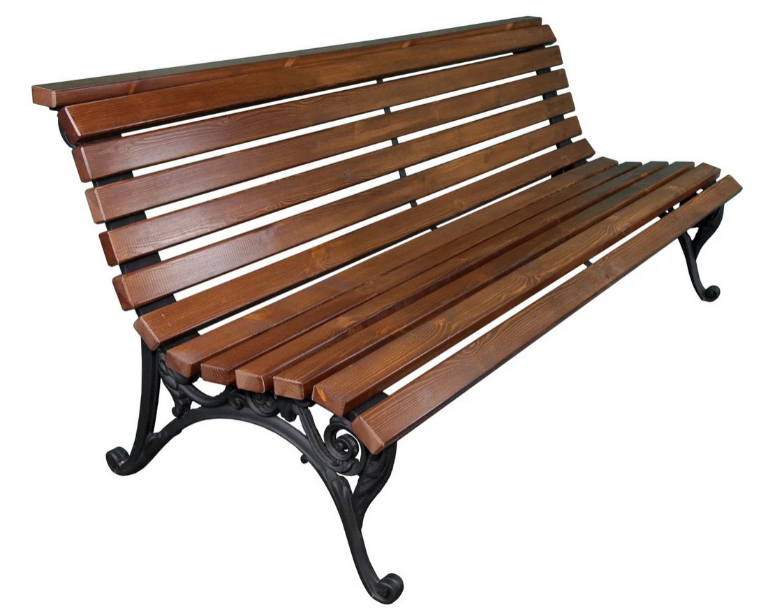 Скамейка Алушта, Лиственница - вид 4